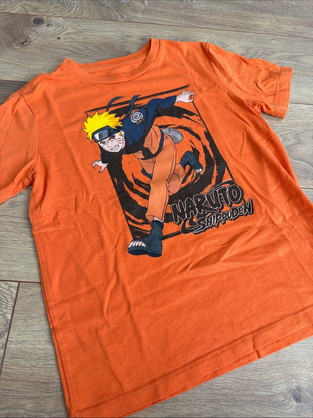 Kids Naruto Shippuden Orange Graphic Tee